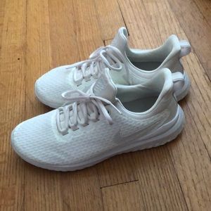White athleisure Nikes